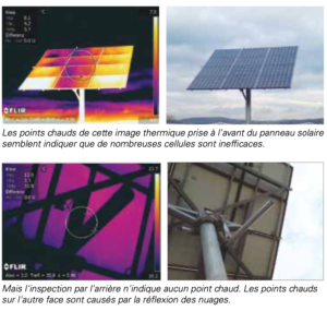 inspection thermique panneaux solaires