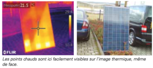 inspection thermique panneaux solaires